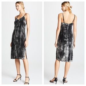 🔥SALE Splendid Women's Moonstone Midi Velvet Dres